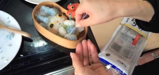 【妖怪ウォッチ】キャラ弁コマさんのほっぺ作りにピンセットが大活躍！